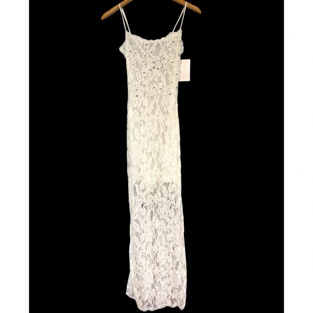 HEMANT & NANDITA for Free People Reet Lace Midi Dress NWT